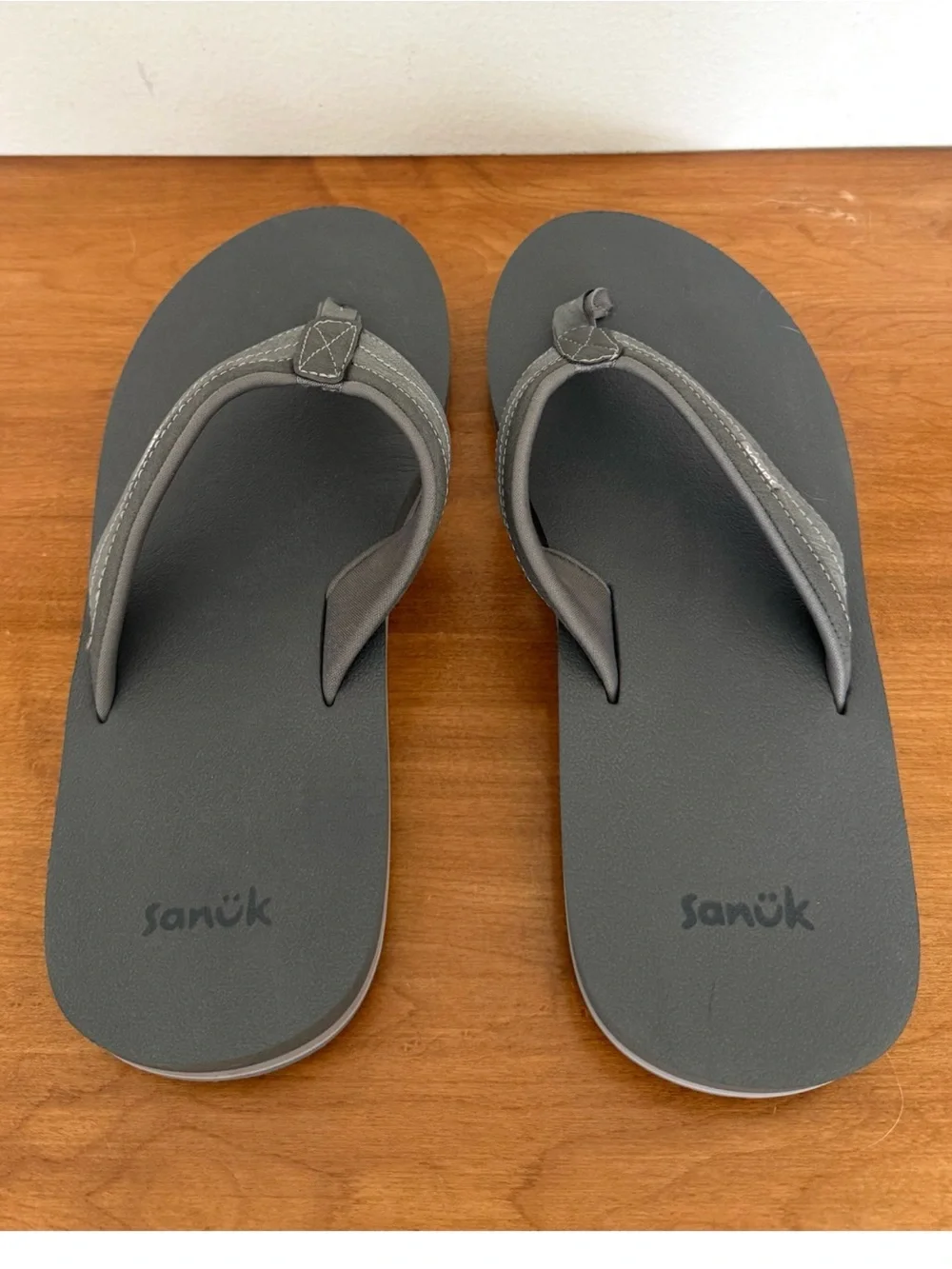 New Sanuk Ziggy Soft Top Sandals in Grey